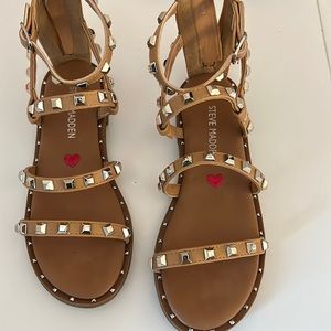 Girls Steve Madden studded sandals